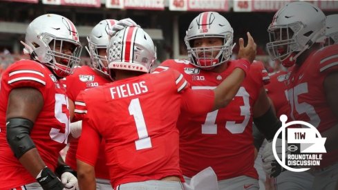 Justin Fields has accounted for 26 touchdowns through Ohio State's first six games.