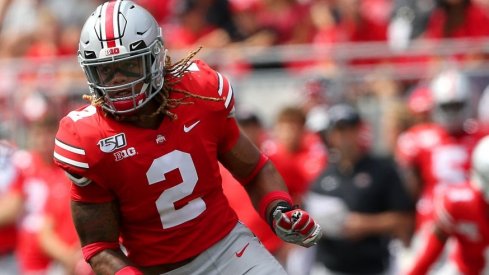 Chase Young has 8.5 sacks through Ohio State's first six games. 