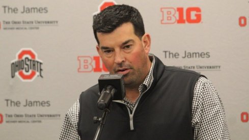 Ryan Day rocks the mic. 