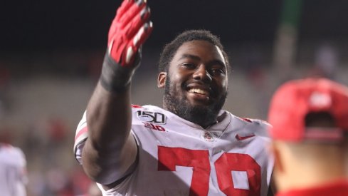 Ohio State offensive lineman Nicholas Petit-Frere