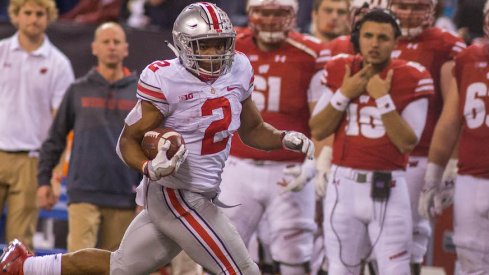 J.K. Dobbins vs. Wisconsin in 2017