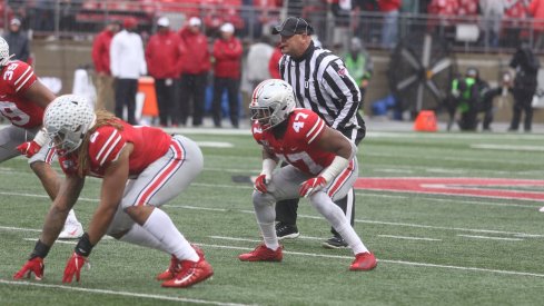 Justin Hilliard was a surprise contributor in Ohio State's 4-4 scheme against Wisconsin.