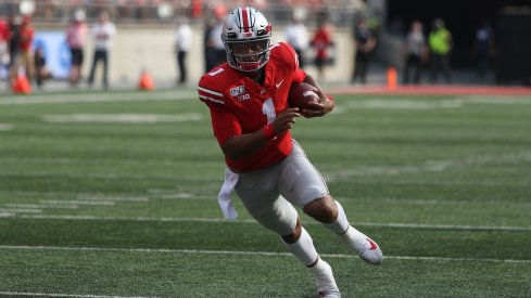 Ohio State quarterback Justin Fields