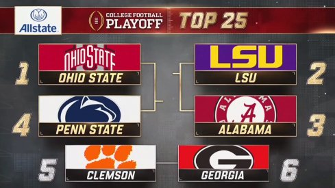 Ohio State is No. 1.