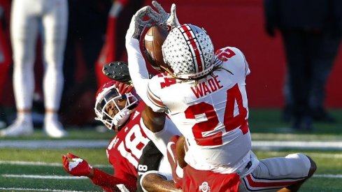 Shaun Wade earned his first interception of the year in spectacular fashion against Rutgers. 