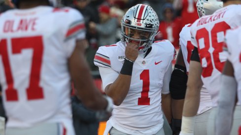 Ohio State quarterback Justin Fields