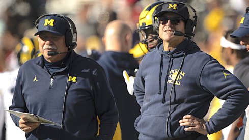 Don Brown and Jim Harbaugh