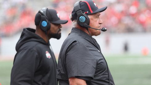 Ohio State coaches Al Washington (left) and Greg Mattison (right)