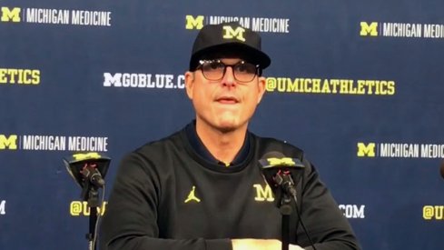 Michigan football head coach Jim Harbaugh