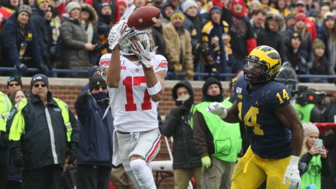 Chris Olave took the top off the Wolverine secondary thanks to the constant threat of J.K. Dobbins and the OSU running game.