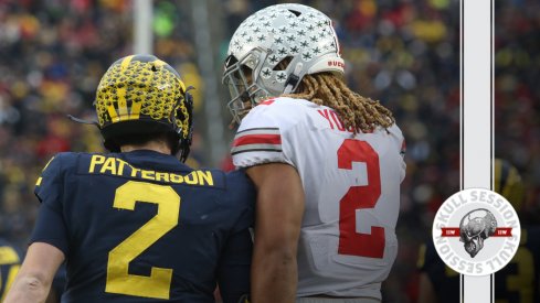 Chase Young and Shea Patterson exchange pleasantries in today's Skull Session.