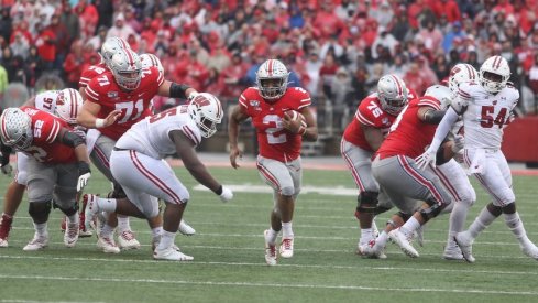 Thanks to a bruising ground attack, the Buckeyes put up 38 points on one of the nation's top defense back in October.