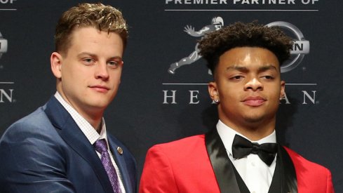 Joe Burrow thinks Justin Fields will win next year.