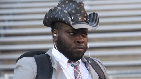 Robert Landers set to receive his degree from Ohio State this afternoon. 