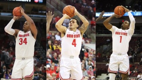 Kaleb Wesson, Duane Washington Jr. and Luther Muhammad leading Ohio State's three-point brigade.