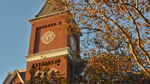 University Hall during Fall