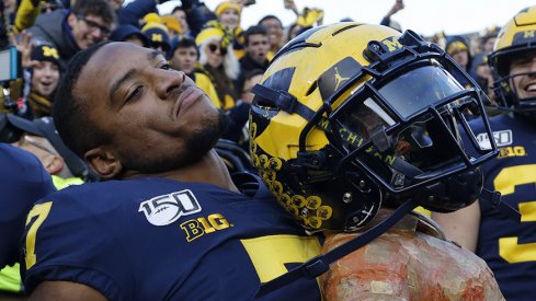 MIchigan's Khaleke Hudson has some insane thoughts.