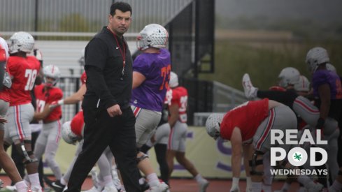 Ryan Day at Ohio State's Fiesta Bowl practice