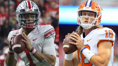 Justin Fields and Trevor Lawrence