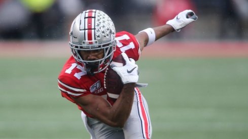 Chris Olave led Ohio State with 12 touchdown catches in 2019. 