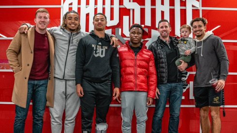 Ohio State's receivers are on campus.
