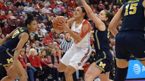 Braxtin Miller drives against Michigan