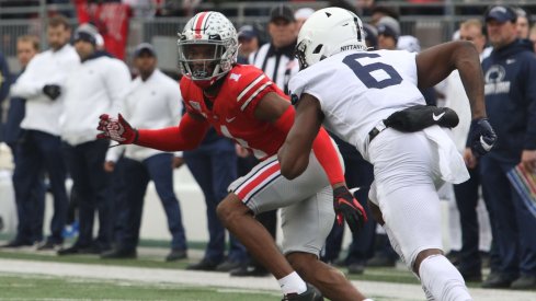 Jeff Okudah did his best Richard Sherman impression for the 2019 Buckeyes