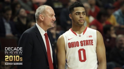 Thad Matta and D'Angelo Russell