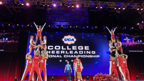 OSU Cheer Team at the UCA National Championship