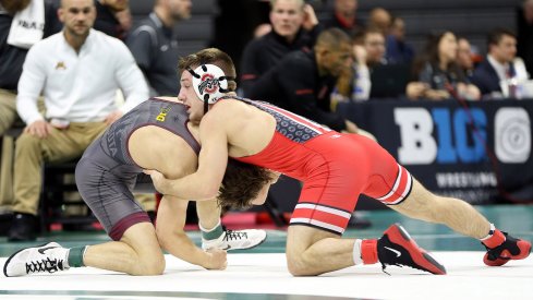 Luke Pletcher vs. Mitch McKee at the 2018 Big Ten Championships