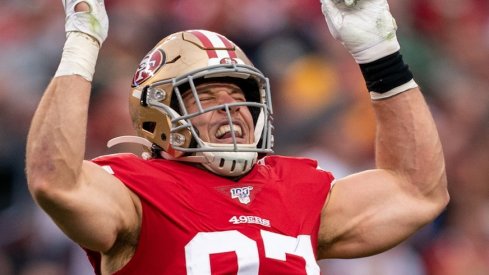 Nick Bosa named rookie of the year.