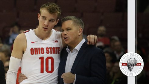 Chris Holtmann and Justin Ahrens are just chilling in today's skull session.