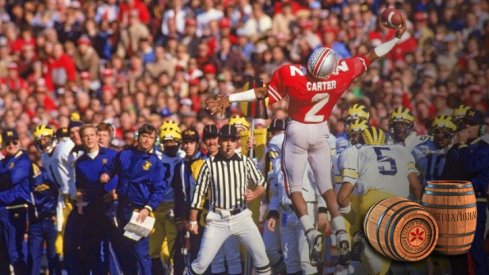 cris carter going up high in 1984