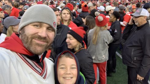 Tim Anderson poses after attending an Ohio State win.