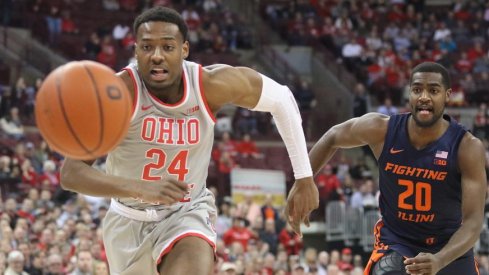 Ohio State men's basketball player Andre Wesson