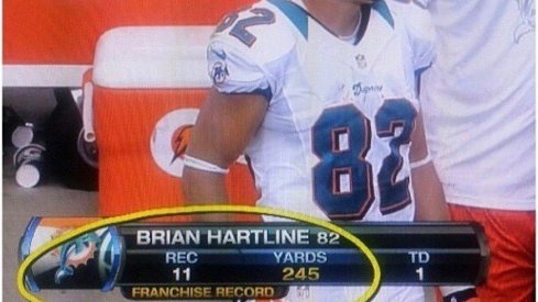 Brian Hartline went off.