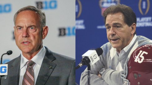 Mark Dantonio learned a great deal from Nick Saban before taking over the Ohio State defense under Jim Tressel in 2001.