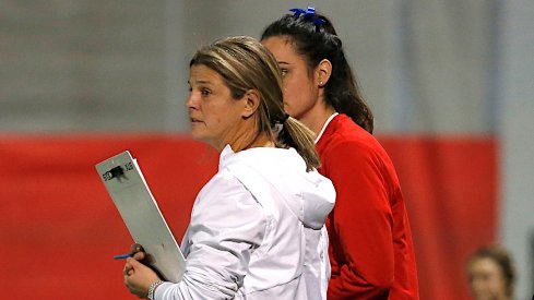 Ohio State women's lacrosse coach Amy Bokker