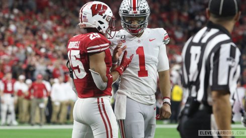 Ohio State quarterback Justin Fields