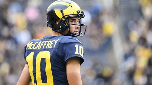 Michigan quarterback Dylan McCaffrey 