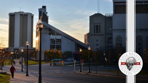 Ohio Stadium is beautiful in today's skull session.