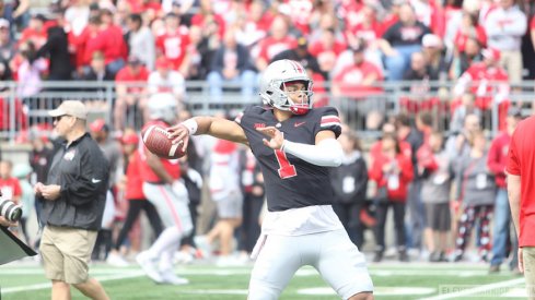 Ohio State quarterback Justin Fields