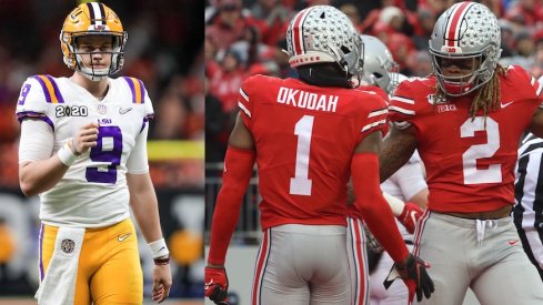 Joe Burrow, Jeff Okudah and Chase Young