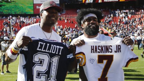 Ezekiel Elliott and Dwayne Haskins