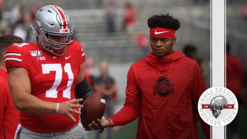 Two first-round picks in today's skull session.