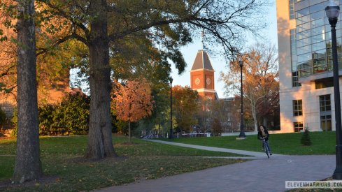 University Hall and Thompson Library