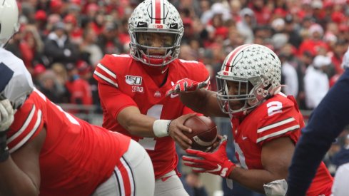 The Buckeye offense proved lethal when using the threat of the run to open up the pass.