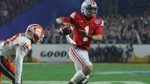 Ohio State quarterback Justin Fields