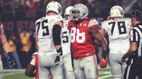 Oregon vs. Ohio State in the 2015 national championship game