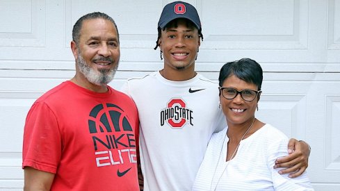 Jordan Hancock and his parents